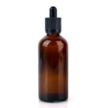 100ml amber essential oil bottle with cr and tamper-proof dropper lids